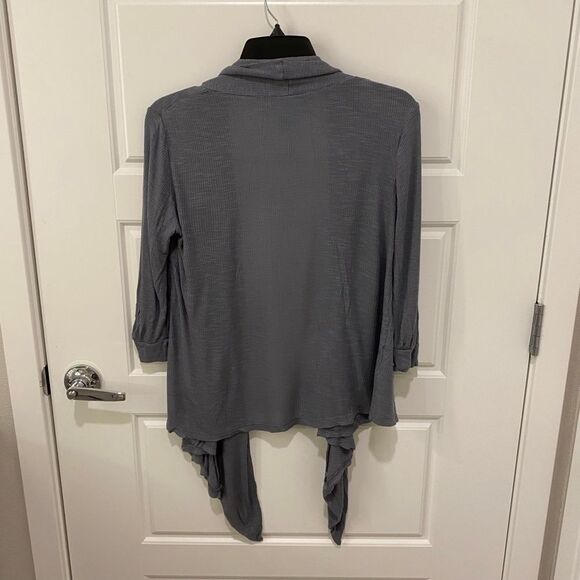 H.I.P Women's Open Cardigan. Gray. Medium. Lightweight. Grunge. Streetwear. Cute - Picture 5 of 9